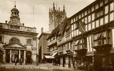 Old Postcard of Ludlow