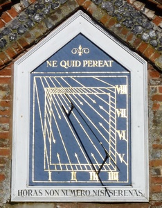 Sundial on the Causeway, Marlow