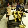 5 glass twin-fusee bracket clock